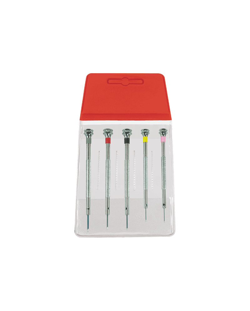 HOROTEC 01.095 – Pochette 5 tournevis précision