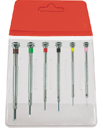 HOROTEC 01.013 – Pochette 6 tournevis horloger