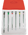 HOROTEC 01.013 – Pochette 6 tournevis horloger