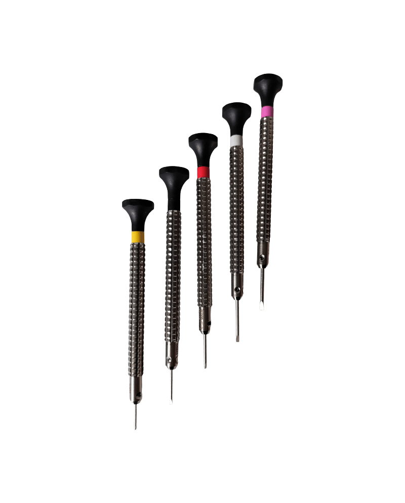 BERGEON 7965-P05 – Pochette 5 tournevis spéciaux