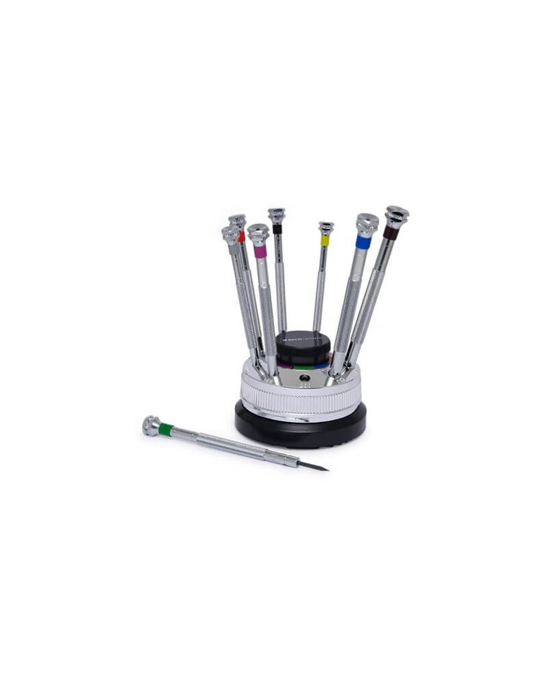 BECO 205930 – Socle tournant 9 tournevis horloger précision