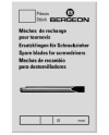 BERGEON – Mèche tournevis inox durci 54 HRC