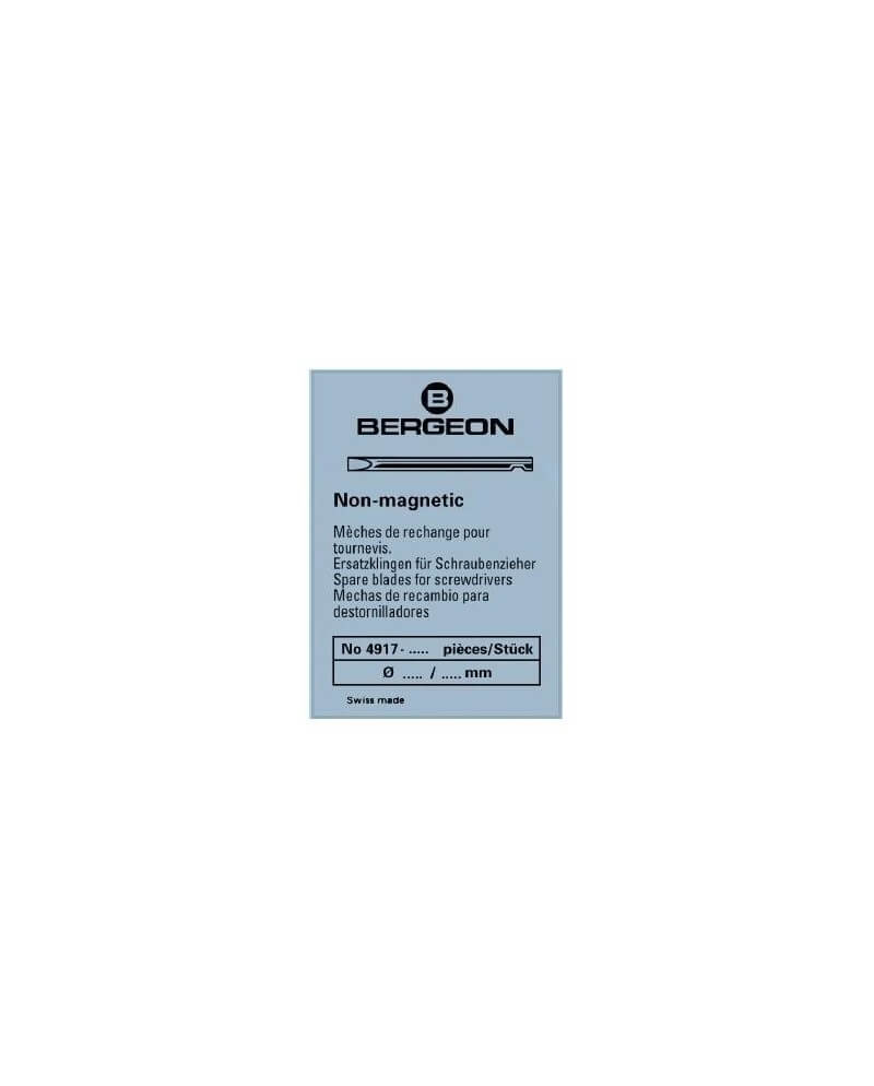 BERGEON – Mèche tournevis amagnétique précision