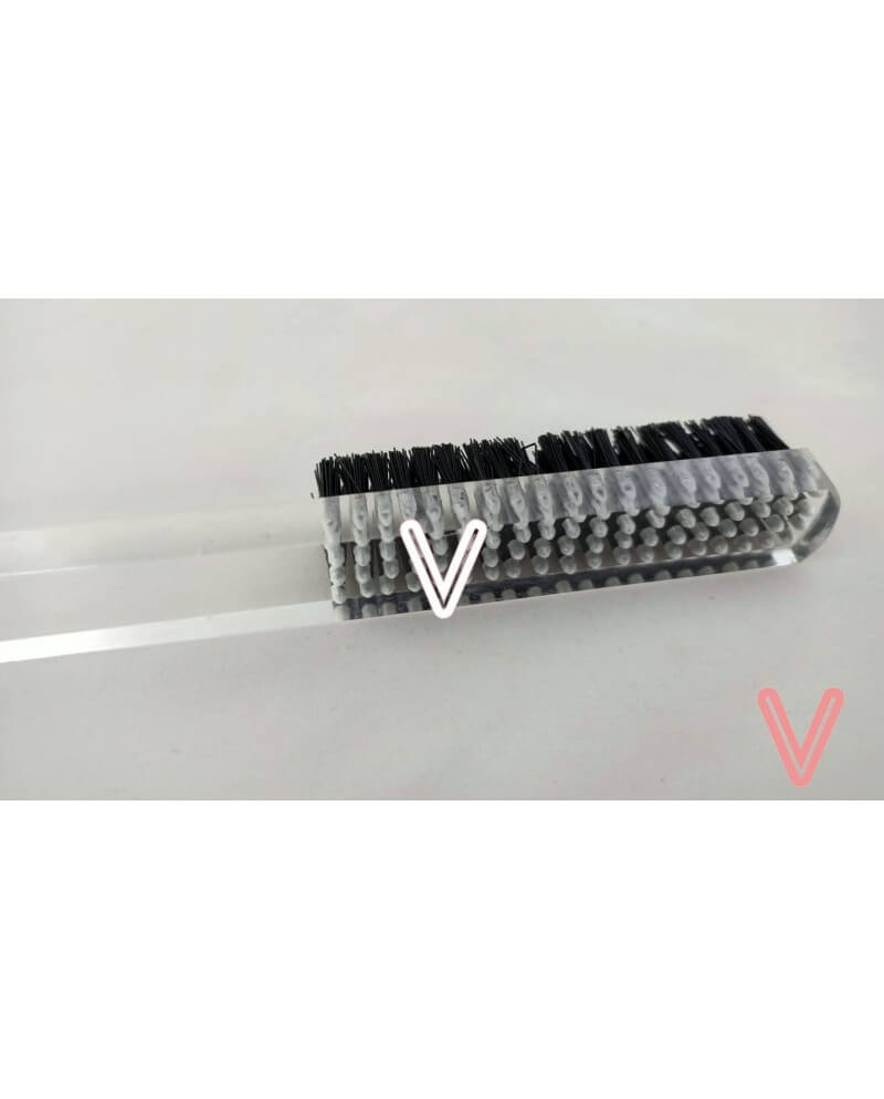 BECO - Brosse nylon avec manche en plexiglas