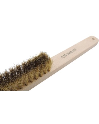 AUGUSTA – Brosse laiton 4 rangs nettoyage métal contrôlé