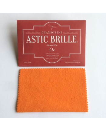 ASTIC BRILLE Pochette Or – Étui rangement chamoisine luxe