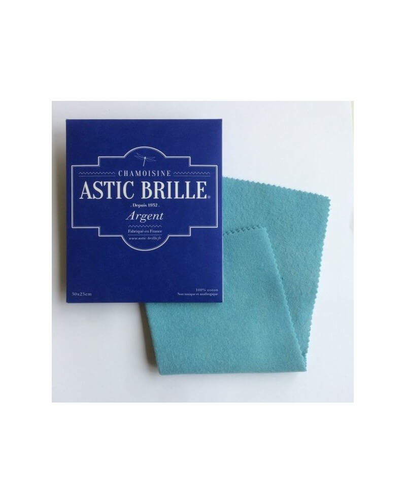 ASTIC BRILLE Pochette Argent – Rangement chamoisine bijou