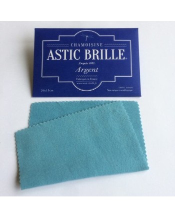 ASTIC BRILLE Pochette Argent – Rangement chamoisine bijou