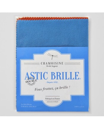 ASTIC BRILLE Chamoisine Double – Tissu entretien bijouterie
