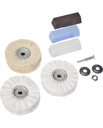 OSBORN – Kit polissage 10 pièces métaux finition complète