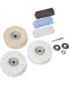 OSBORN – Kit polissage 10 pièces métaux finition complète