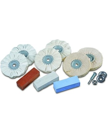 OSBORN – Kit polissage 10 pièces métaux finition complète