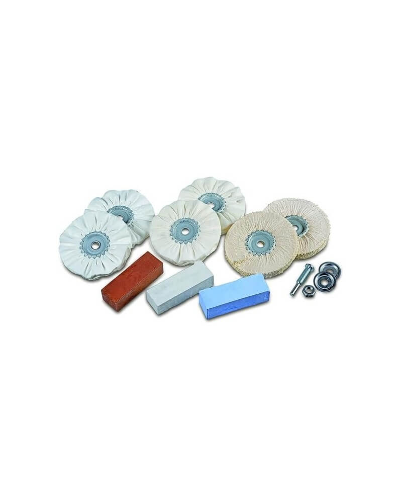OSBORN – Kit polissage 10 pièces métaux finition complète
