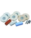 OSBORN – Kit polissage 10 pièces métaux finition complète
