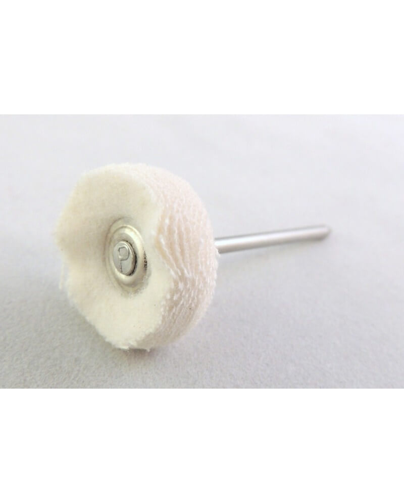 POLIRAPID Ø21 mm – Brossette flanelle polissage précision