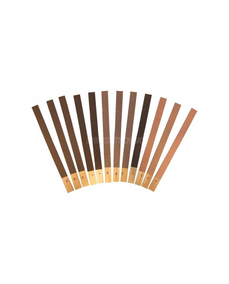 BECO - Assortiment de 12 cabrons d’émeri type spatule