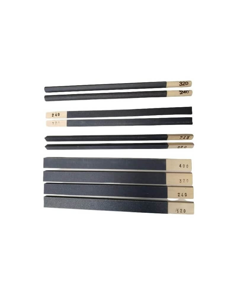 BECO - Assortiment de 10 cabrons d’émeri formes variées