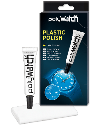 POLYWATCH – Kit pâte polir plexiglas avec chiffon réparation