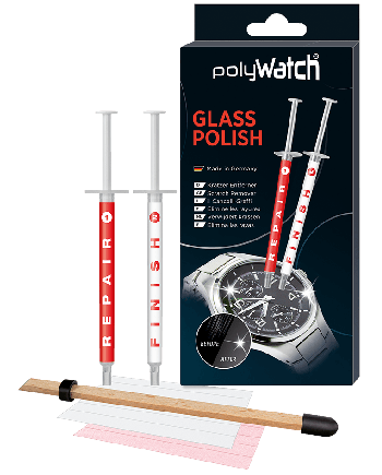 POLYWATCH – Kit polish verre minéral réparation rayures