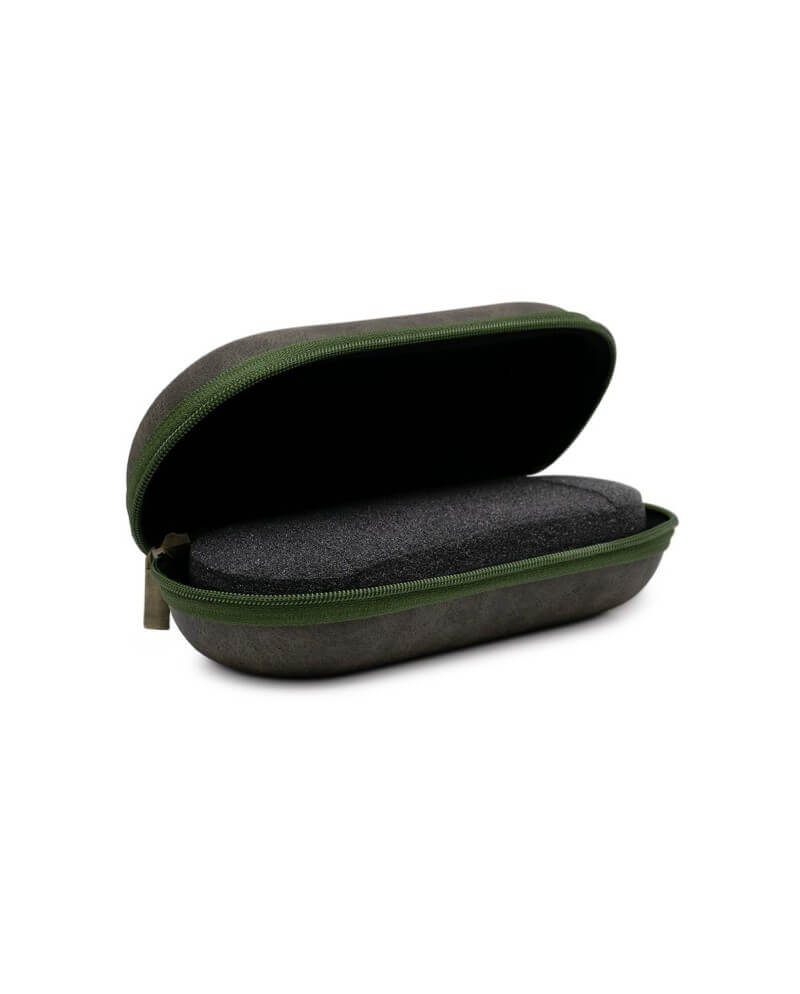 BECO WATCH BOX – Boîte vintage kaki ovale rangement montre