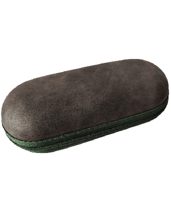 BECO WATCH BOX – Boîte vintage kaki ovale rangement montre