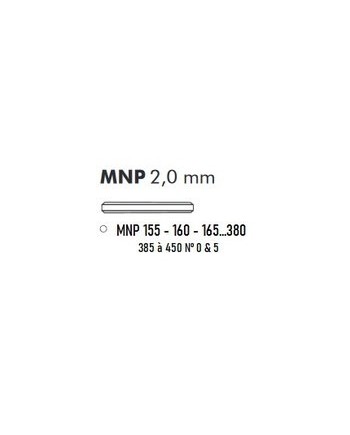 VERLUX  – Verre minéral MNP montre remplacement cadran
