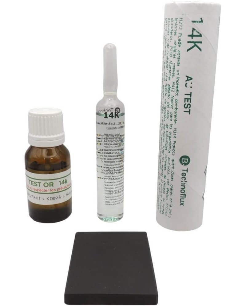 Kit de test pour métaux précieux