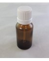 Flacon en verre hermétique avec bouchon spatule (2,5 ml ou 15 ml)