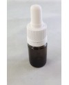 Flacon en verre hermétique avec bouchon pipette (5 ml ou 15 ml)