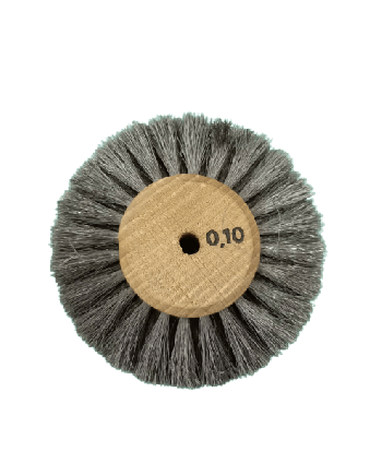 Disque brosse acier pour touret à polir
