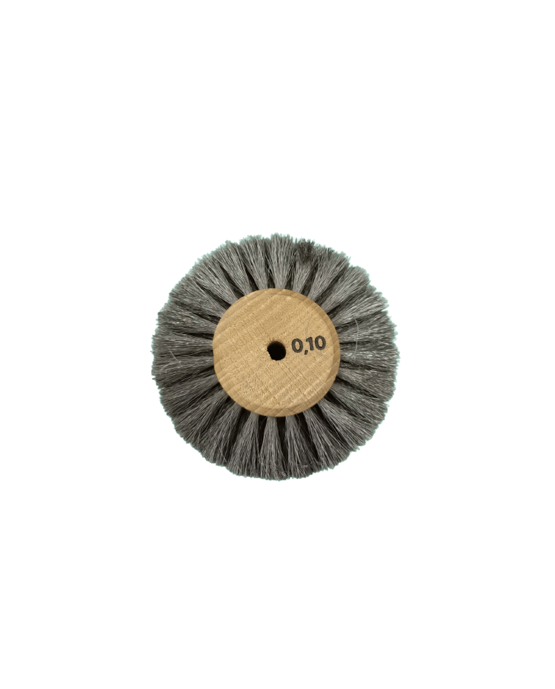 Disque brosse acier pour touret à polir