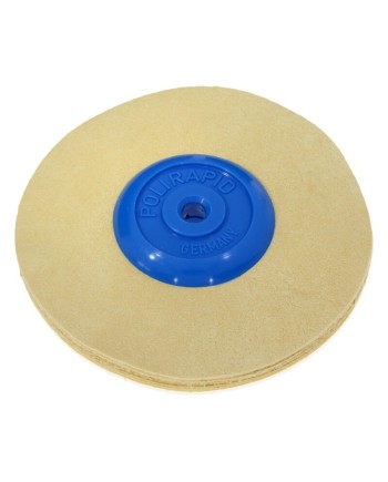 POLIRAPID Ø90x8 mm – Disque daim polissage finition cuir