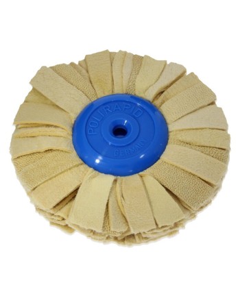 POLIRAPID Ø90x8 mm – Disque daim polissage finition cuir