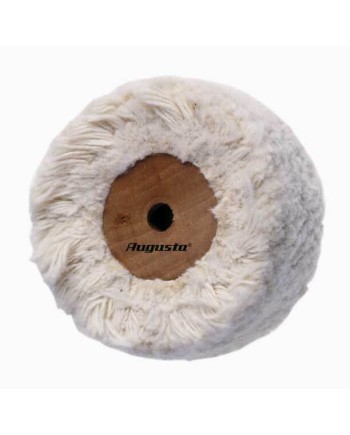 AUGUSTA – Roue coton centre bois Ø60 mm polissage finition