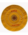 AUGUSTA – Disque mousseline jaune cousu  polissage