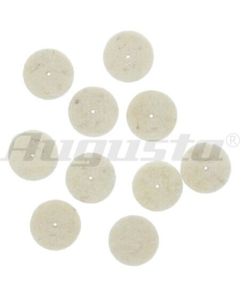 AUGUSTA – Roues feutre lot de 10 polissage fin