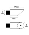 BECO 217220 – Stick nettoyage Rubystick Ø8 mm précision