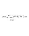 BECO 312230 – Stick nettoyage mousse Ø3 mm précision
