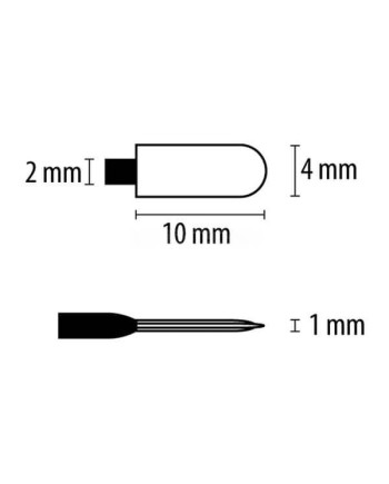 BECO 312228 – Stick nettoyage polyester Ø1 mm précision