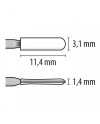 BECO 312227 – Stick nettoyage polyester Ø1,6 mm précision