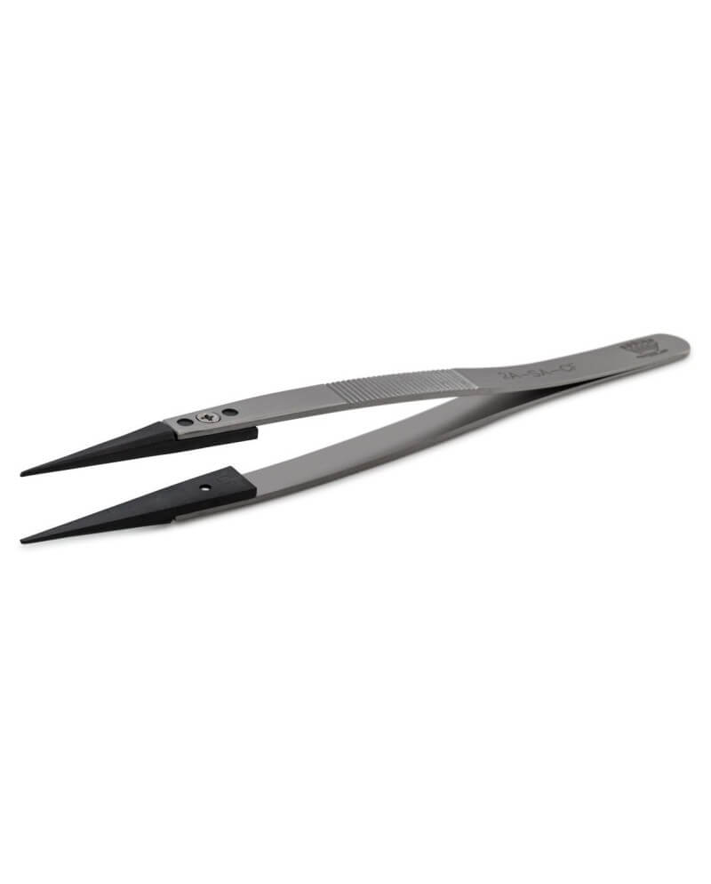 REGINE 2ASAX604 – Brucelles 2A inox pointe polyamide 130 mm