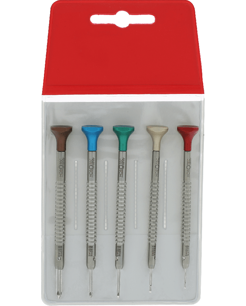 HOROTEC 01.418 – Assortiment tournevis cruciformes