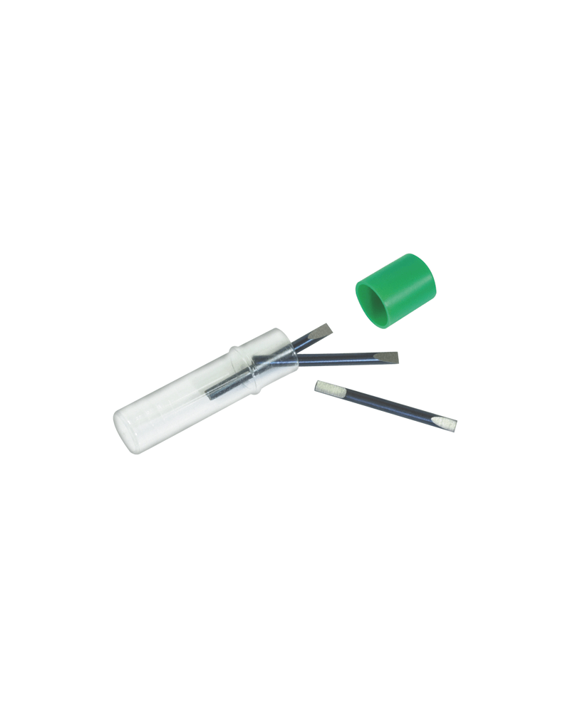 HOROTEC 01.103 – Mèches acier bleui Ø0,60