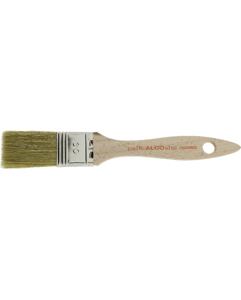 HOROTEC 26.163 – Pinceau plat soie blanche