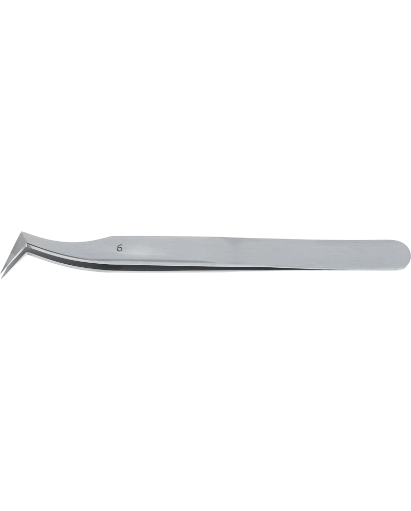 HOROTEC 12.30X-6 – Brucelles forme crochet pointes fines
