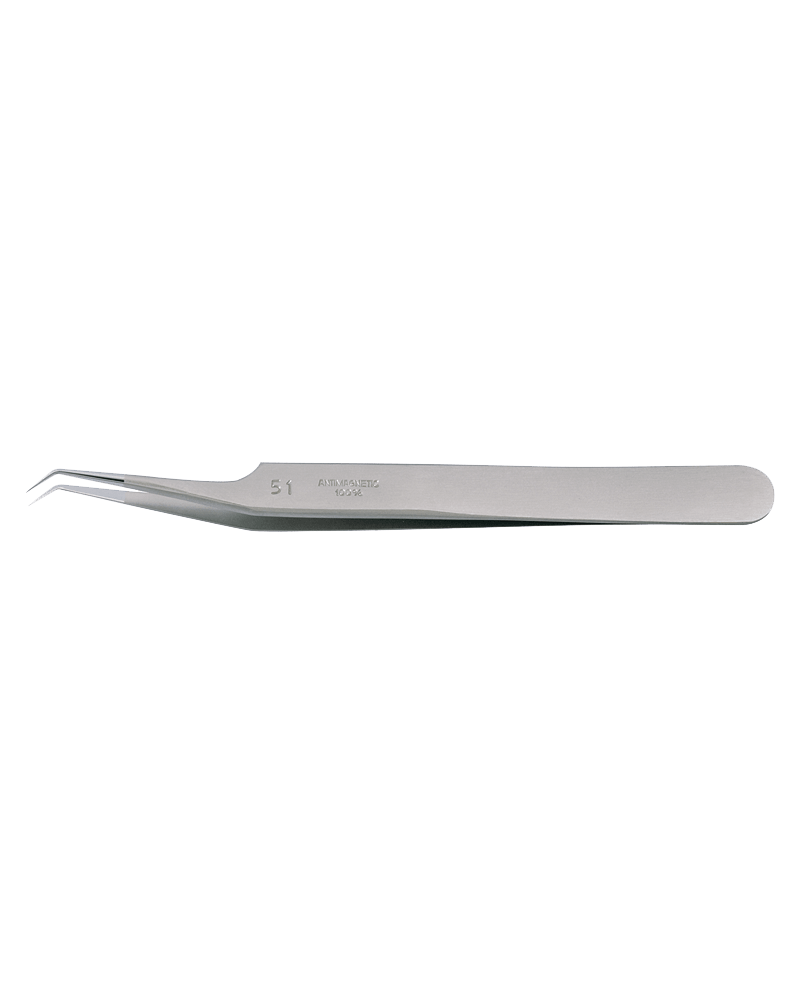 HOROTEC 12.312-51 – Brucelles coudées extra fines antimagnétiques 904L