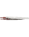 HOROTEC 12.727 – Brucelles fines embouts vulcanisés rouges