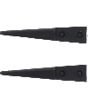 HOROTEC 12.712 – Brucelles aluminium embouts carbone pointes arrondies