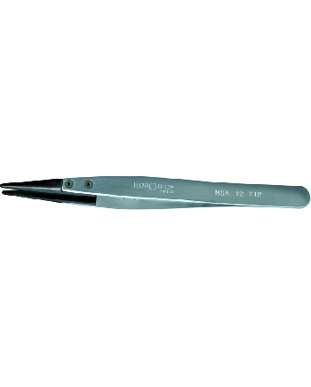 HOROTEC 12.712 – Brucelles aluminium embouts carbone pointes arrondies