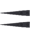 HOROTEC 12.713 – Brucelles aluminium embouts carbone pointes fines